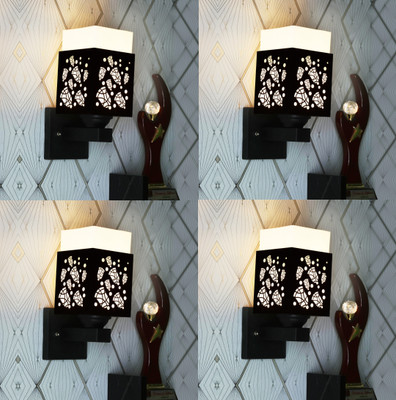 Kiyan traders Uplight Wall Lamp Without Bulb(Pack of 4)