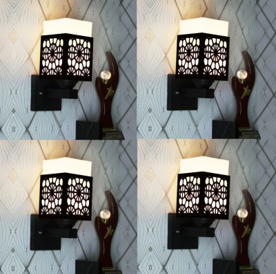 BHAGIRATHI TRADERS Uplight Wall Lamp Without Bulb(Pack of 4)