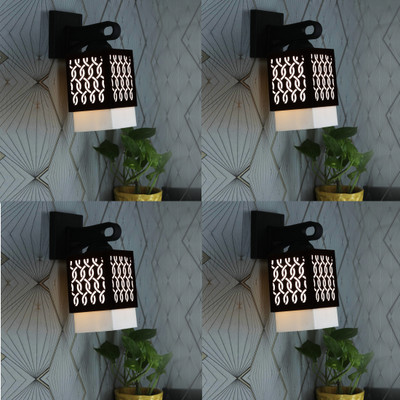 Arti Traders Uplight Wall Lamp Without Bulb(Pack of 4)