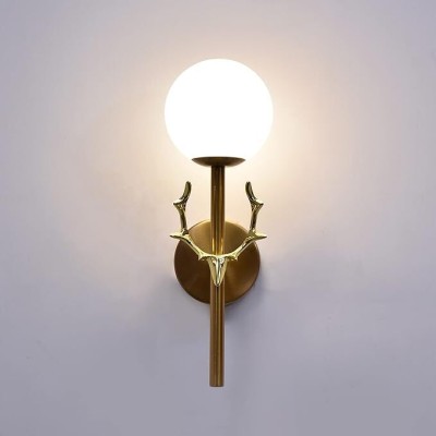 Shri Mahal Antiques Wallchiere Wall Lamp With Bulb