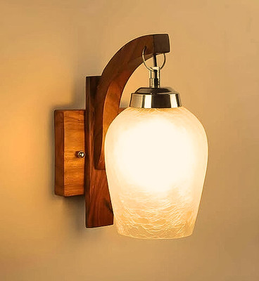 CherryWood Swing Arm Wall Light Wall Lamp Without Bulb