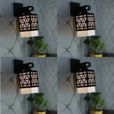 Mohit Enterprises Uplight Wall Lamp Without Bulb(Pack of 4)
