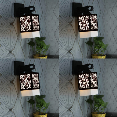 shyam enterprises Uplight Wall Lamp Without Bulb(Pack of 4)
