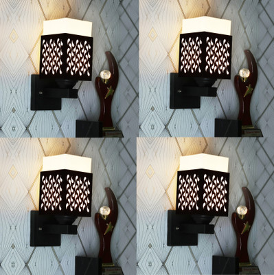 shyam enterprises Uplight Wall Lamp Without Bulb(Pack of 4)