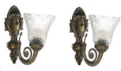 RUDRAAKSH Uplight Wall Lamp Without Bulb(Pack of 2)