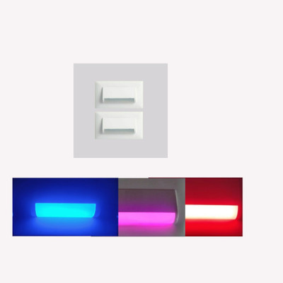 MG Green Systems Step Light Wall Lamp With Bulb(Pack of 2)
