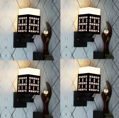 Kiyan traders Uplight Wall Lamp Without Bulb(Pack of 4)