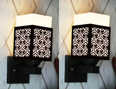 Gojeeva Uplight Wall Lamp Without Bulb(Pack of 2)