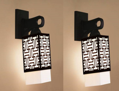 shyam enterprises Uplight Wall Lamp Without Bulb(Pack of 2)