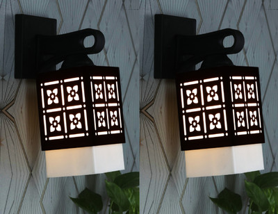 Arti Traders Uplight Wall Lamp Without Bulb(Pack of 2)