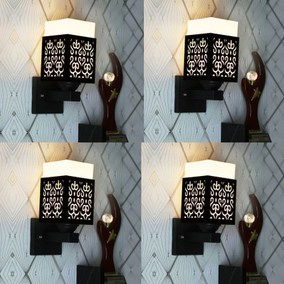 shyam enterprises Uplight Wall Lamp Without Bulb(Pack of 4)