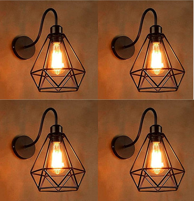 Whiteray Wallchiere Wall Lamp Without Bulb(Pack of 4)
