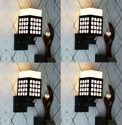 Shree Shyam Uplight Wall Lamp Without Bulb(Pack of 4)