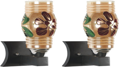 Virya Uplight Wall Lamp Without Bulb(Pack of 2)