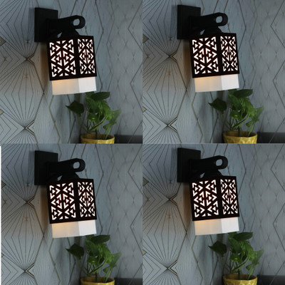 Kiyan traders Uplight Wall Lamp Without Bulb(Pack of 4)