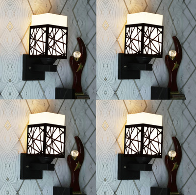 shyam enterprises Uplight Wall Lamp Without Bulb(Pack of 4)