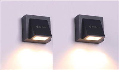 Hybrix Step Light Wall Lamp With Bulb(Pack of 2)