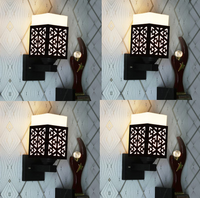 Gojeeva Uplight Wall Lamp Without Bulb(Pack of 4)