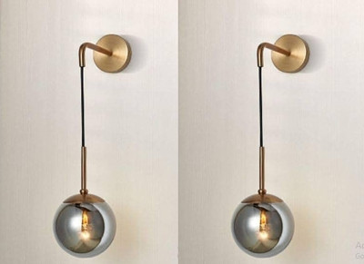 Guize Swing Arm Wall Light Wall Lamp Without Bulb(Pack of 2)