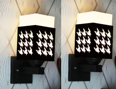 shyam enterprises Uplight Wall Lamp Without Bulb(Pack of 2)