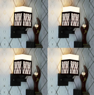 Gojeeva Uplight Wall Lamp Without Bulb(Pack of 4)