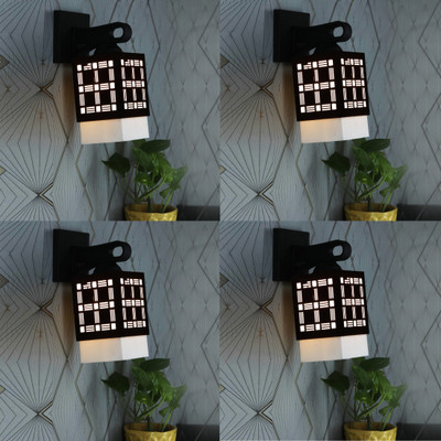 shyam enterprises Uplight Wall Lamp Without Bulb(Pack of 4)