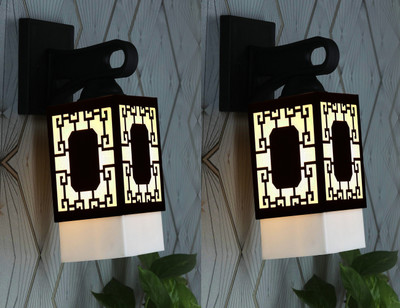 Arti Traders Uplight Wall Lamp Without Bulb(Pack of 2)