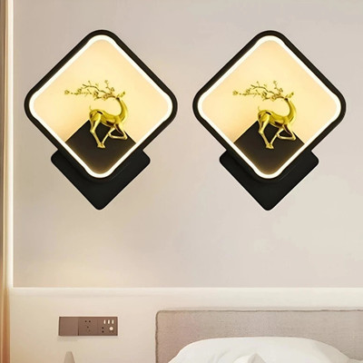 Jaraya Wallchiere Wall Lamp With Bulb(Pack of 2)