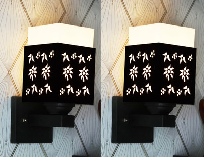 shyam enterprises Uplight Wall Lamp Without Bulb(Pack of 2)