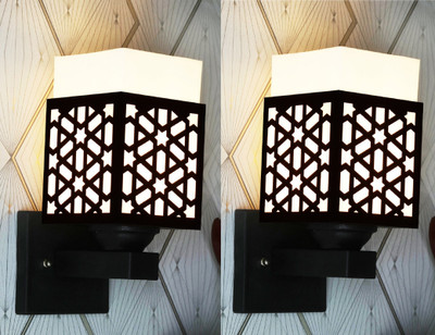 pawan enterprises Uplight Wall Lamp Without Bulb(Pack of 2)