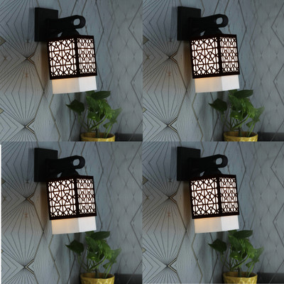 Arti Traders Uplight Wall Lamp Without Bulb(Pack of 4)