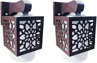 Whiteray Wallchiere Wall Lamp Without Bulb(Pack of 2)