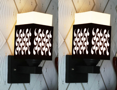 Ayesha Uplight Wall Lamp Without Bulb(Pack of 2)