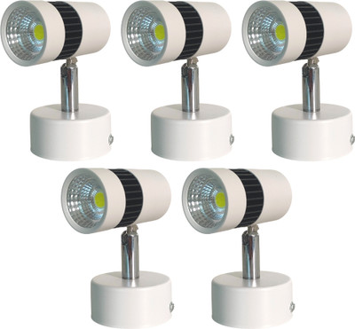 D'Mak Track Light Wall Lamp With Bulb(Pack of 5)