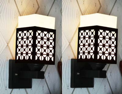 shyam enterprises Uplight Wall Lamp Without Bulb(Pack of 2)