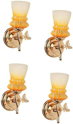 Adwait Wallchiere Wall Lamp Without Bulb(Pack of 4)
