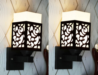 KASHI TRADERS Uplight Wall Lamp Without Bulb(Pack of 2)