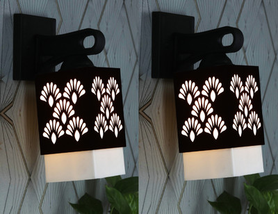 shyam enterprises Uplight Wall Lamp Without Bulb(Pack of 2)