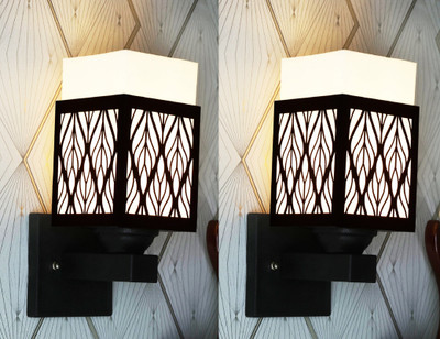 pawan enterprises Uplight Wall Lamp Without Bulb(Pack of 2)