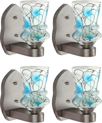 Gojeeva Uplight Wall Lamp Without Bulb(Pack of 4)