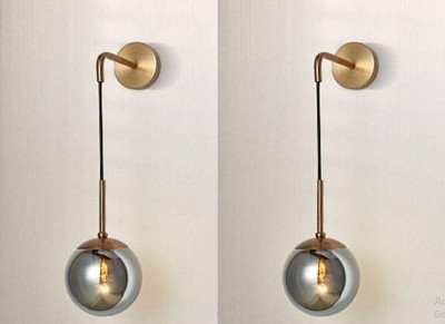 Delbay Swing Arm Wall Light Wall Lamp Without Bulb(Pack of 2)