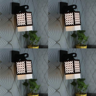 Arti Traders Uplight Wall Lamp Without Bulb(Pack of 4)