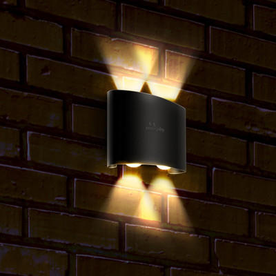 MURPHY Uplight Wall Lamp With Bulb(Pack of 4)