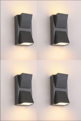 Hybrix Uplight Wall Lamp With Bulb(Pack of 4)