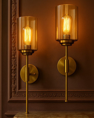 Homesake Swing Arm Wall Light Wall Lamp Without Bulb(Pack of 2)