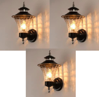 Areezo Wallchiere Wall Lamp Without Bulb(Pack of 3)