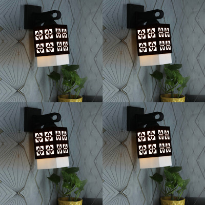 Mohit Enterprises Uplight Wall Lamp Without Bulb(Pack of 4)