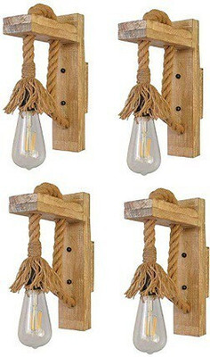Delbay Pendant Wall Lamp Without Bulb(Pack of 4)