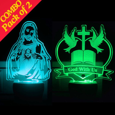 BrodLog Picture Light Wall Lamp With Bulb(Pack of 2)
