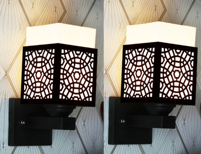 Gojeeva Uplight Wall Lamp Without Bulb(Pack of 2)